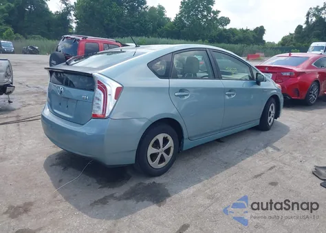 2012 Toyota Prius Two from USA, damaged, VIN JTDKN3DU9C5436488